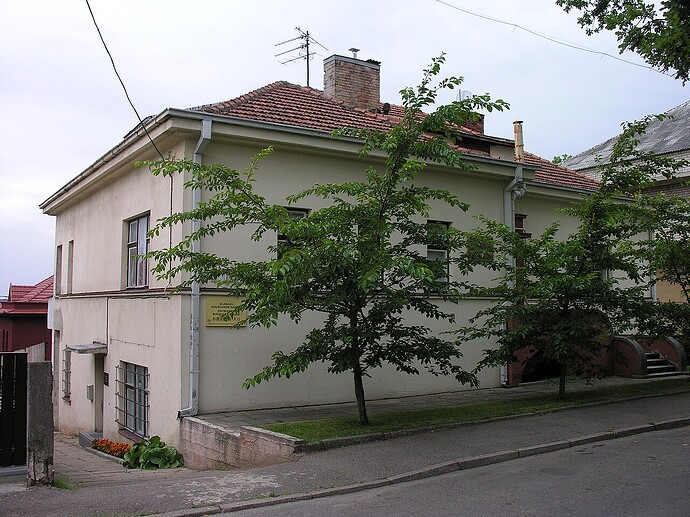 Sugihara House, cựu lãnh sự quán Nhật tại Kaunas, trong ảnh chụp tòa nhà.