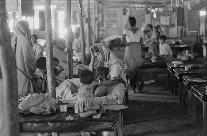 Trại tị nạn người Pakistan Đông ở Salt Lake, Calcutta, tháng 2 năm 1970