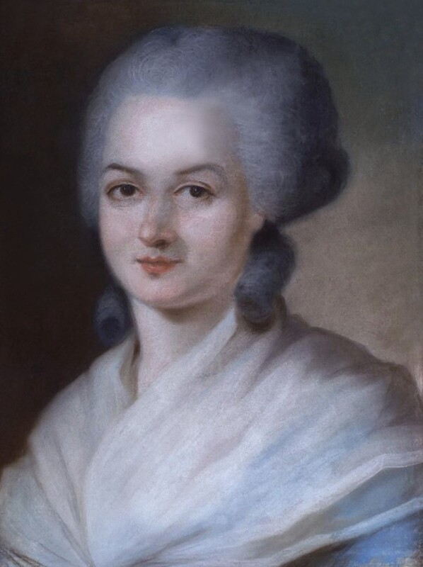 Chân dung Olympe de Gouges (1748-1793), họa sĩ Alexander Kucharsky