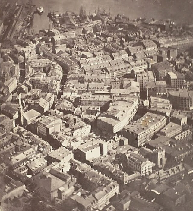 First aerial photograph